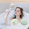 Electric Body Brush, 4 in 1 Back Scrubber for Shower,