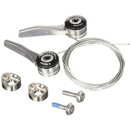 SunRace Pair Levers Frame, Silver, 8 Speed