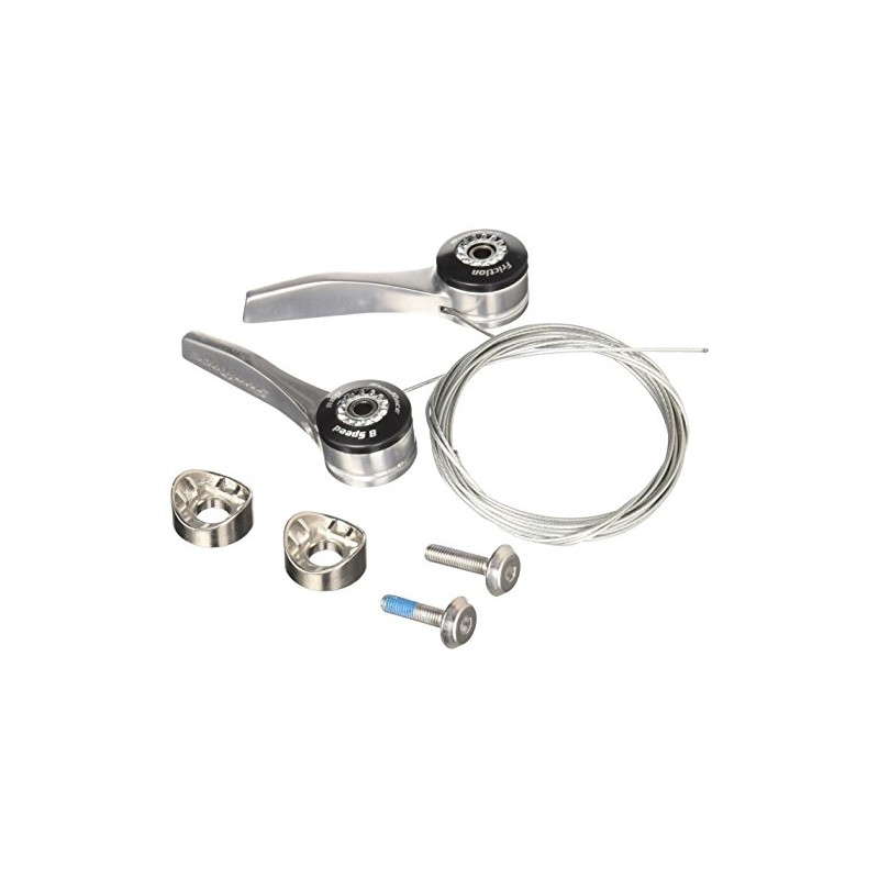 SunRace Pair Levers Frame, Silver, 8 Speed