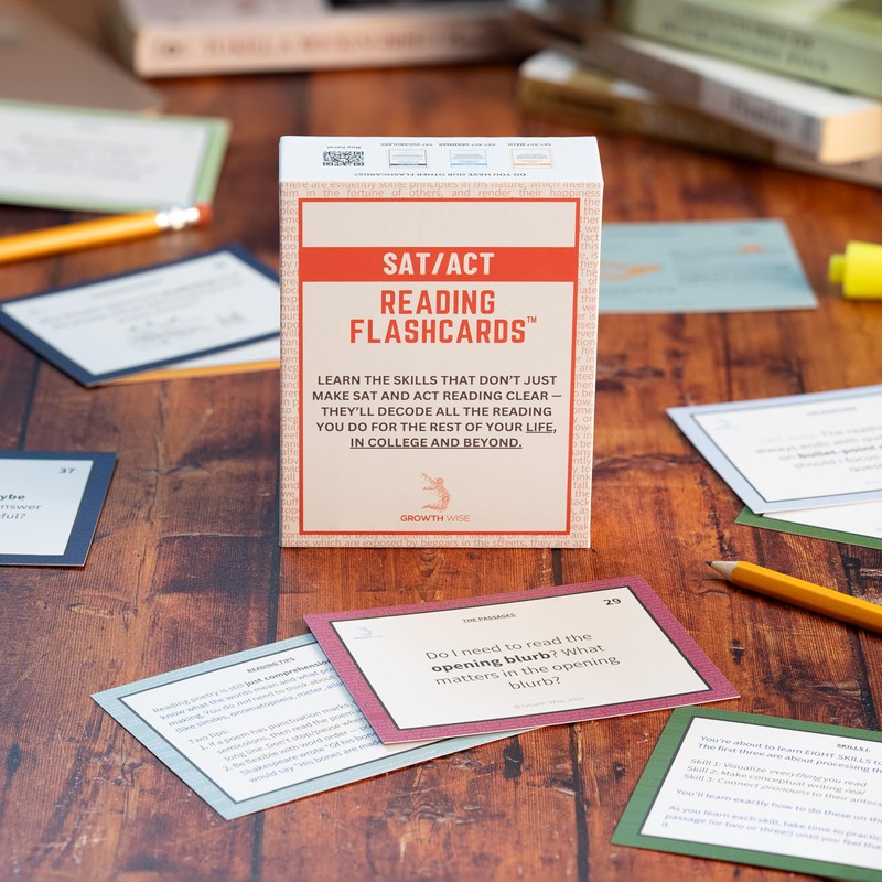 SAT/ACT Reading Flashcards by Growthwise