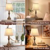 Seealle Touch Lamps for Nightstand - Bedside Lamps Set of