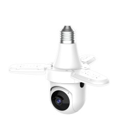 3MP Floodlight Night Vision 2.4G 5G WiFi Bulb PTZ Camera Wireless Smart Home Security CCTV Light WiFi Bulb CameraNetwork: Wi-Fi, Resolution: 1080P