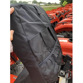 Durafit Seat Covers, Compatible with Kubota Tractors L3301,L3901,L4701, KU16 Black Waterproof Fabric.One Piece seat with armrests. New for 2022