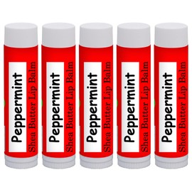 Northridge Oak - 100% All Natural Lip Balm - Peppermint 5 Pack