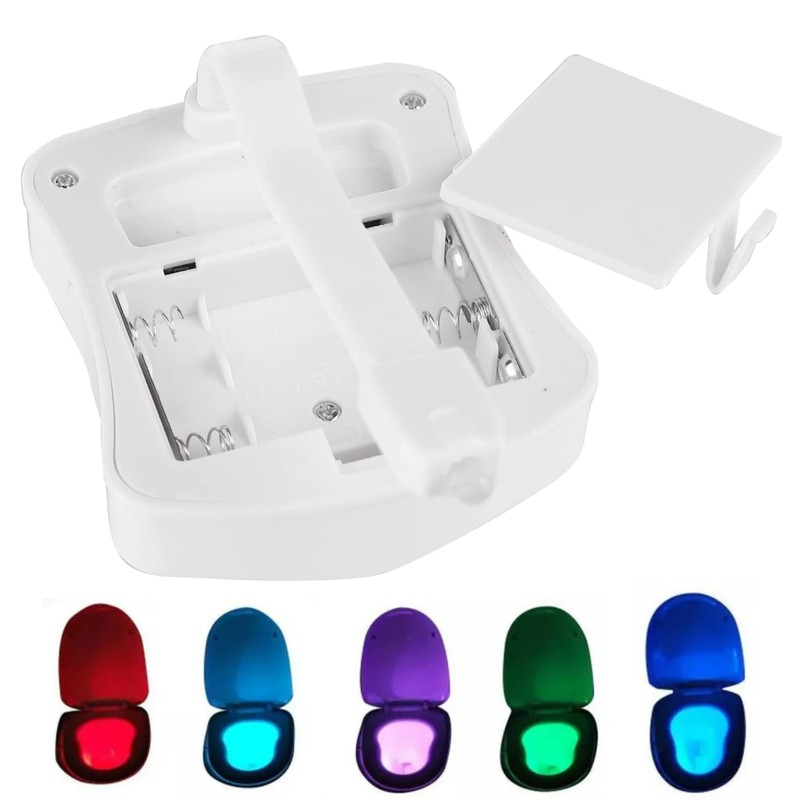 Glamified Toilet Motion Sensor Light, 16 Colors Changing Sensor LED