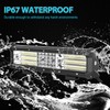 SKYWORLD 12" 330W Quad-Row Off Road LED Work Light Bar,