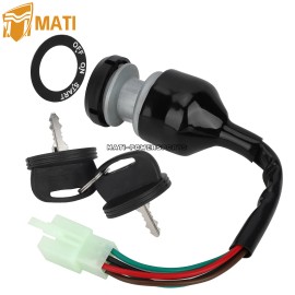 M MATI Ignition Switch with 2 Keys For Polaris RZR 170 RZR170 2009 2010 2011 2012-2014