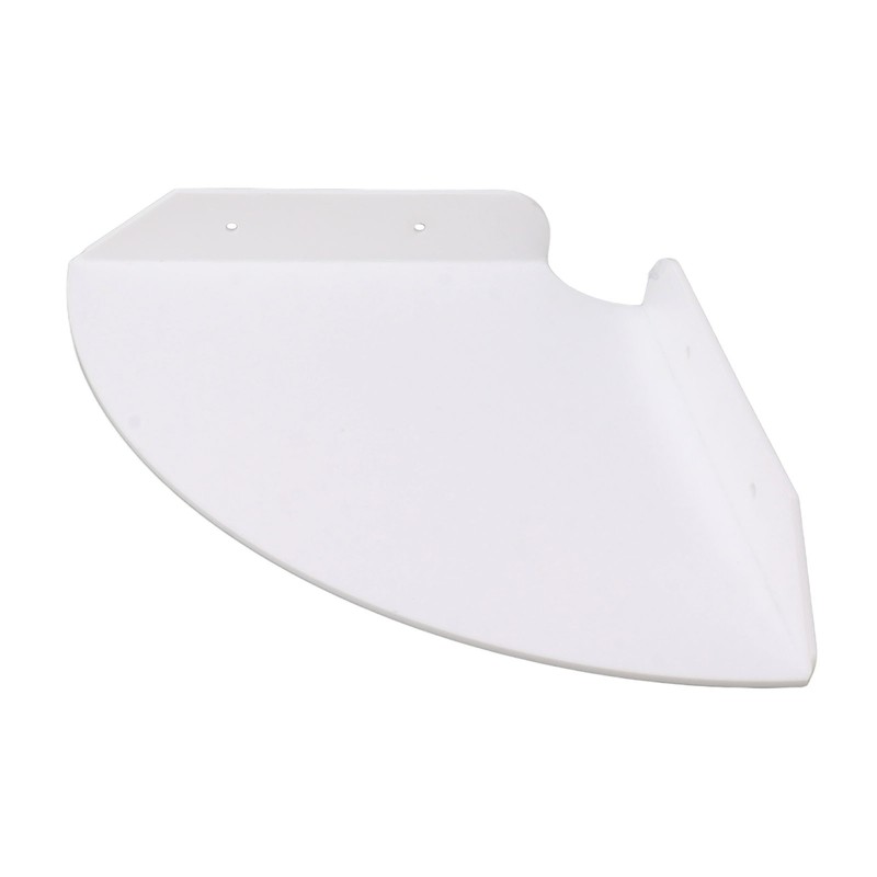 2pcs Wall Mount Floating Corner Shelves Quarter Round Hanging Corner