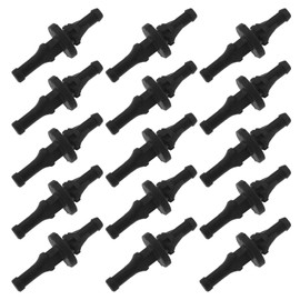 VGOL Pack of 40 Rubber Screw Pins Replacement for PC Case Fan Mounting Pins Made of Soft Rubber Noise Reducing Vibration Screws 29 x 10.5 mm Black