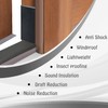 Door Corner Seal Exterior Door Frame Seal Wedge Draft Stopper