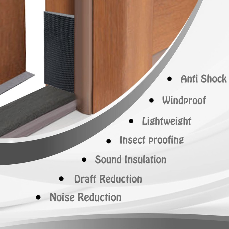 Door Corner Seal Exterior Door Frame Seal Wedge Draft Stopper