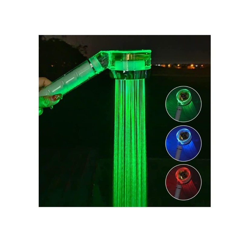 7 Color Changing with Water Temperature LED 360° Rotatable Micro-Nozzle