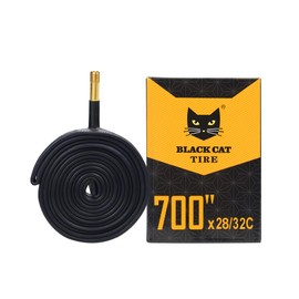 GRELiving 1 Pair of Bicycle Inner Tubes Road Bike Inner Tube AV48 mm 700 x 28/32c Fits Ebike, Road Bike, Touring Bike, Race Bike, Bicycle Accessories