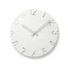Lemnos CARVED Arabic NTL10-04A Wall Clock, Carved, White, 9.4 inches