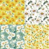 Sunch Craft 24 Sheets Flower Scrapbook Paper 6" x 6"