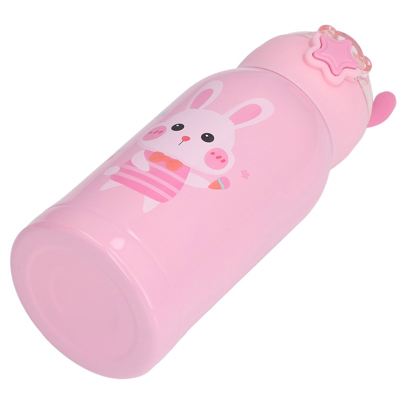 500ml Kids Stainless Steel Straw Thermal Insulation Cup Temperature Display