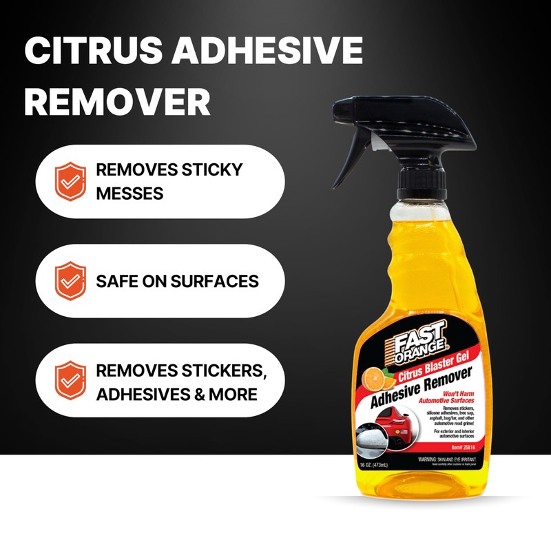 Fast Orange 25816 Citrus Blaster Adhesive Remover 16 oz., Safe