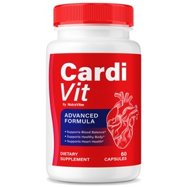 Cardi VIT – Premium CardiVit Capsules with Natural Ingredients –Blood and Heart Support Formula for Circulation, Energy & Balanced Levels, Easy-to-Take Pills, 30 Day Supply (60 Capsules)