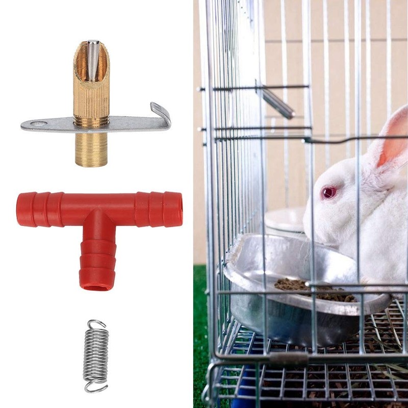 Hffheer 100PCS Rabbit Water Nipple Automatic y Drinker Poultry Water