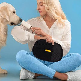 Alipis Pet Hair Removal Gloves for Cats Dogs Large Fit Dual-Sided Bristle Mitts for Easy Cleaning