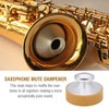 Soprano Saxophone Mute Noise Reduction Aluminium Alloy for Silent Practice,
