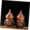CORHAD Carving Gourd Sculpture Aroma Beads Holder Wood Craft Aroma