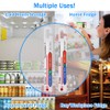Twin Pack Fridge Freezer Thermometer Pack With Colour Coded Refrigerator