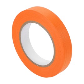 INFINAUTO Masking Tape, 0.8 Inches x 54.7 Yards DIY Car Auto Paint Painters Tape Orange, 1 Pc