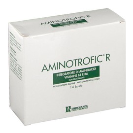 Errekappa Euroterapici - Aminotrofic® R Integratore Alimentare in Polvere con Aminoacidi Essenziali EAA e Ramificati, Vitamina B 6 e B1, Integratori Sport con e Carenza Proteine con Vitamine, 14 Buste