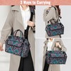 LoDrid Bible Bag Tote with Multiple Pockets for Bible Items,