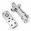360-Degree Rotating Stainless Steel Hidden Door Hinges – Heavy-Duty Invisible