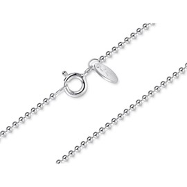 Ball Chain – 1.5 mm, Sterling Silver Necklace – Length 40-100 cm