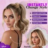 Sleekcute Clip On Ponytails for Women Ponytail Extension Natural Looking