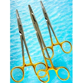 3 Count - Olsen Hegar Needle Holder 5.5" 6.5" 7.5" Serrated Tungsten Carbide Tips Suture Cutter Blades - German Steel - Artlab
