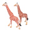 3pcs Giraffe Figurines Simulation Innovative Educational Giraffe Family Action Figure