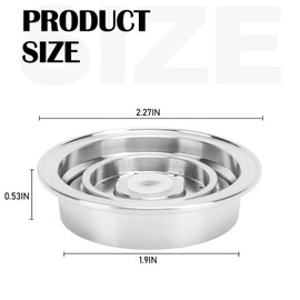 Enforose Coffee Capsule Adapter, Reusable Coffee Pod Converter Stainless Steel Coffee Pod Adapter for Vertuo Coffee Machine