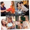 TEHAUX Folding Portable Projector Screen Polyester Outdoor Movie Projection Screen