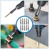 10 Pcs 1/4'' Hex Shank Magnetic Power Nut Driver Bit,