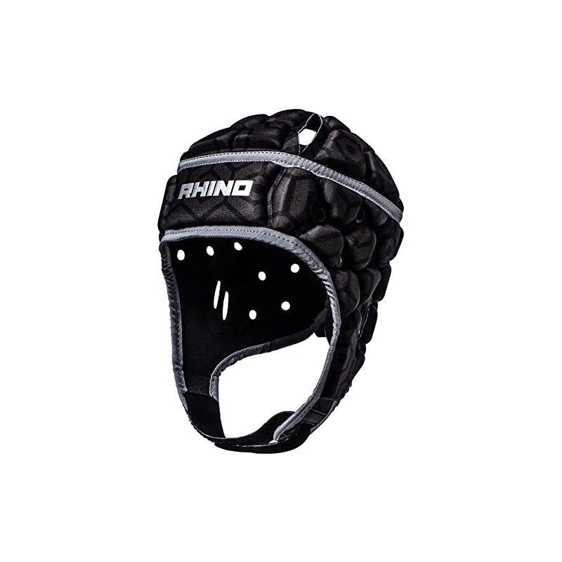 Rhino Unisex Youth Pro Head guard Headguard, Black, SY