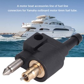 Boat Fuel Tank Male Adapter, 1/4 Inch Fuel Tank Male Connector Pipe Joint Fit for Outboard Motor