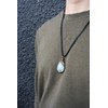 NEW Raw Aquamarine Necklace - Genuine Blue Crystal Pendant Necklace
