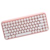 Ajazz Wireless Keyboard Bluetooth 84 Keys Retro Round Keycap Gaming
