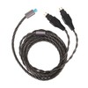 2Pin Sound Cable 3 in 1 Silver Plated Copper Cable