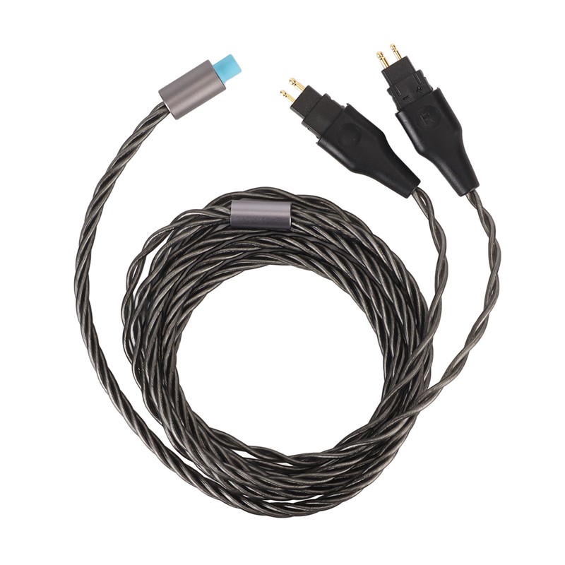 2Pin Sound Cable 3 in 1 Silver Plated Copper Cable