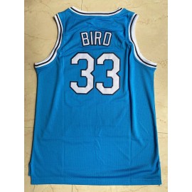 Handmade Retro Vintage Men's Basketball Jersey Bird Indiana State Jersey  Stitched Blue - S, Blue