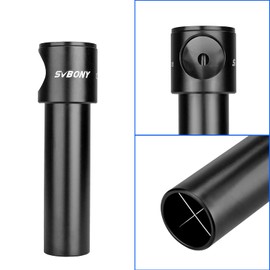 Svbony SV197 Collimation Eyepiece 1.25 Inch, Cheshire Collimation Eyepiece Aluminium Alloy Collimator Eyepieces with Crosshairs, Telescopic Accessories for Newtonian Telescopes