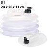 Semptec Urban Survival Technology Camping Canister: Foldable Water Canister with