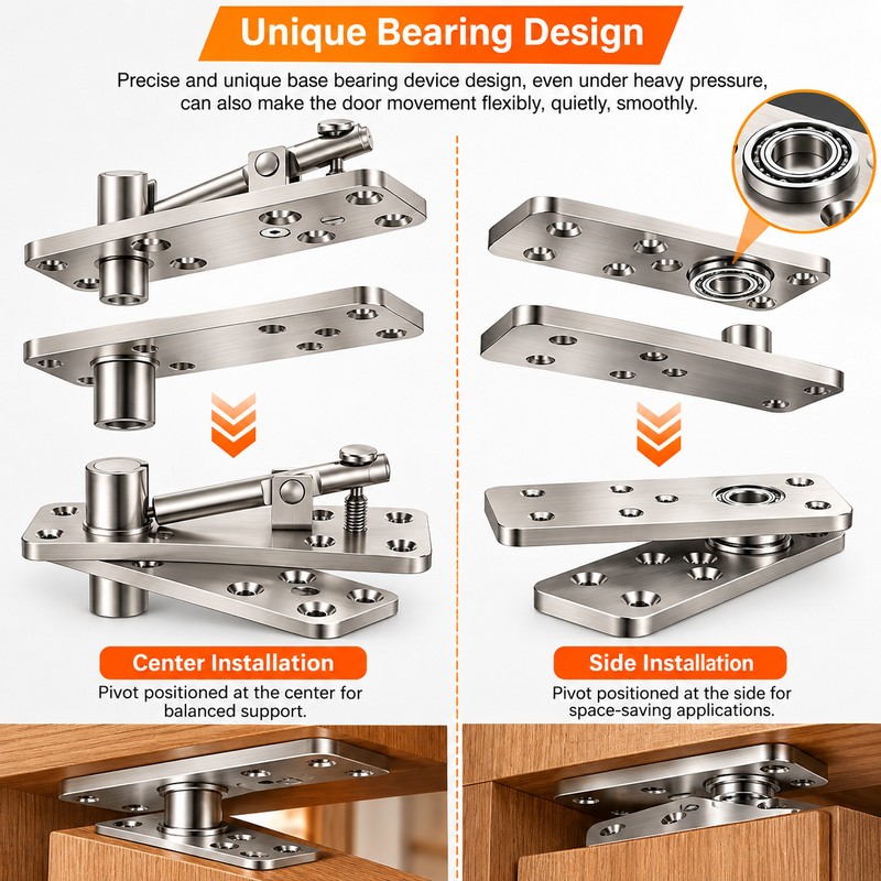 Hidden Door Hinge Partition Hinge for Interior Doors – Concealed