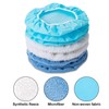 20 Pieces Car Orbital Buffer Polisher Pad Bonnet Microfiber Max
