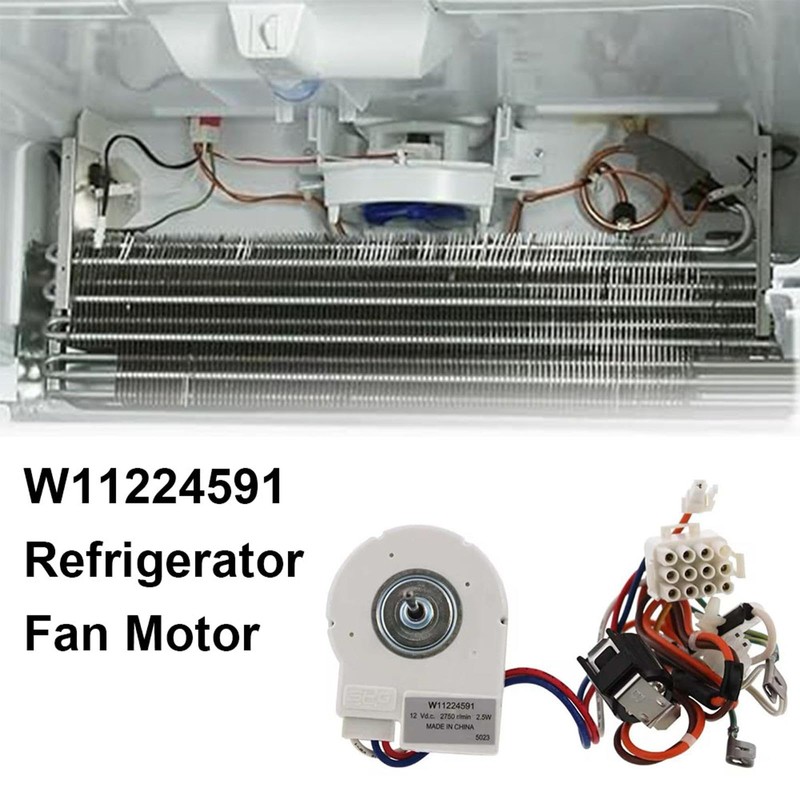 SEIWEI W11224591 DC 12V Refrigerator Evaporator Fan Motor Compatible with